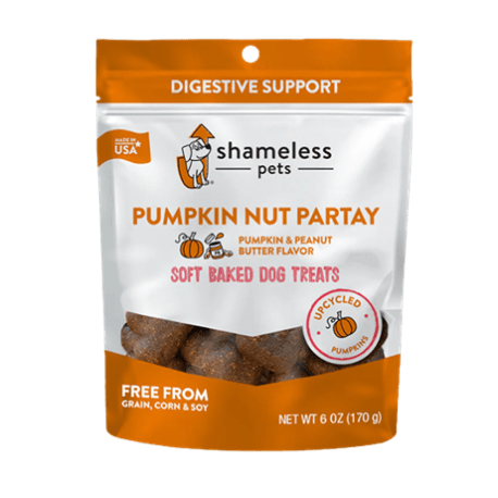 Shameless Pets Pumpkin Nut Partay Soft Baked Dog Treats, 6 oz.