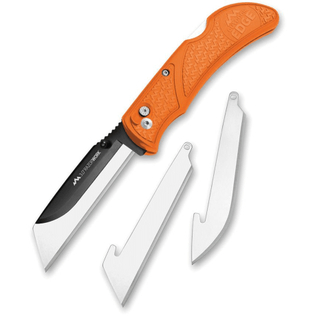 Outdoor Edge Razorwork® Replaceable Blade Utility Knife, Orange