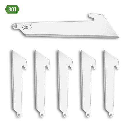 Outdoor Edge Utility Stainless 300 3 In. Replacement Blades, 6 pc