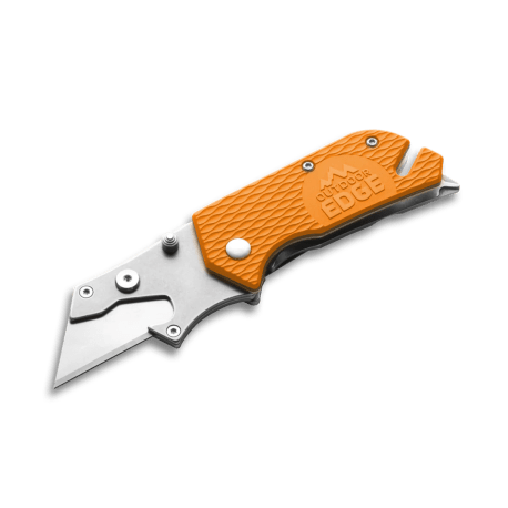 Outdoor Edge Utilipro™ Folding Utility Knife & Multi Tool, Orange