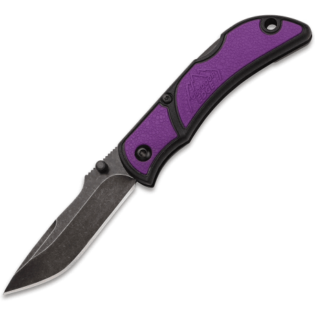 Outdoor Edge Chasm 2.5 In Folding Knife, Purple