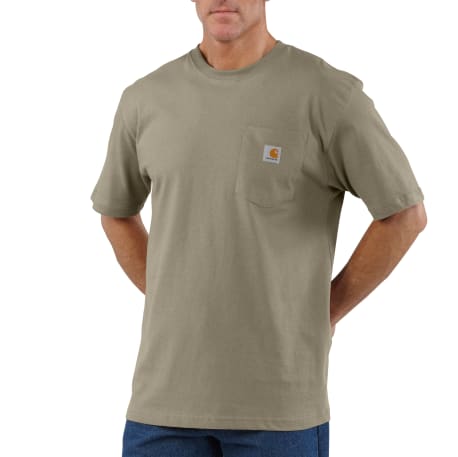 Carhartt Men's Large Desert K87 Short Sleeve Pocket Shirt