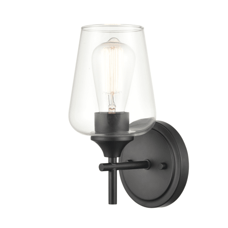 Millennium Lighting Ashford Matte Black One Light Vanity