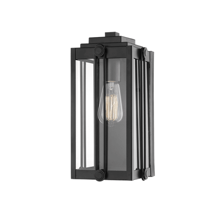 Millennium Lighting Oakland Powder Coated Black One Light Outdoor Wall Sconce