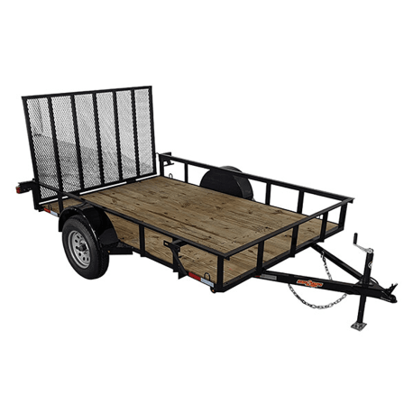 Down 2 Earth 76" x 10' Angle Series Utility Trailer