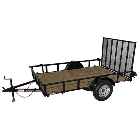 Down 2 Earth 76" x 12' Angle Series Utility Trailer