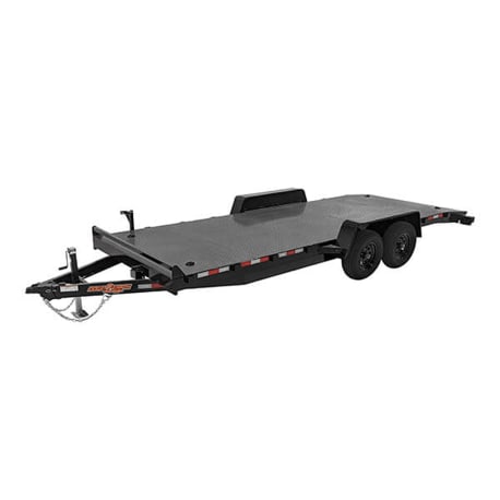 Down 2 Earth 82" x 18' Steel Deck Gravity Tilt Carhauler 7K GVWR