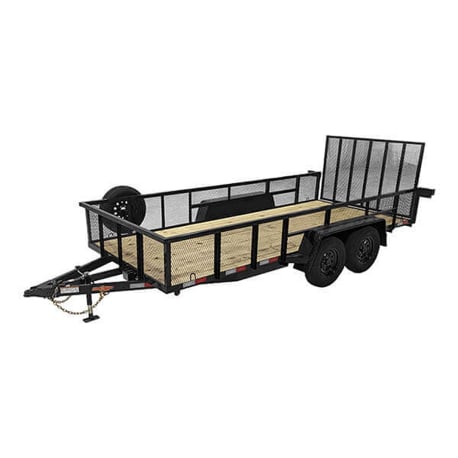 Down 2 Earth 76" x 14' Landscape/Utility Tandem Trailer