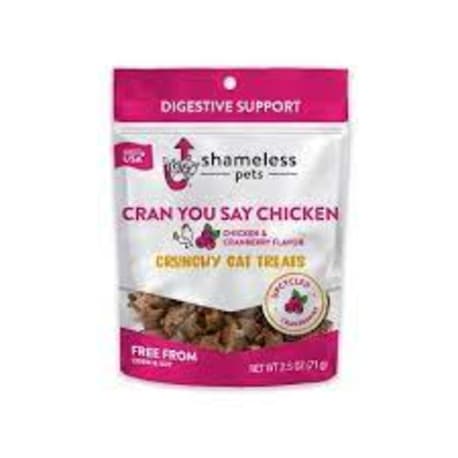 Shameless Pet Chicken & Cranberry Cat Treats, 2.5 oz.