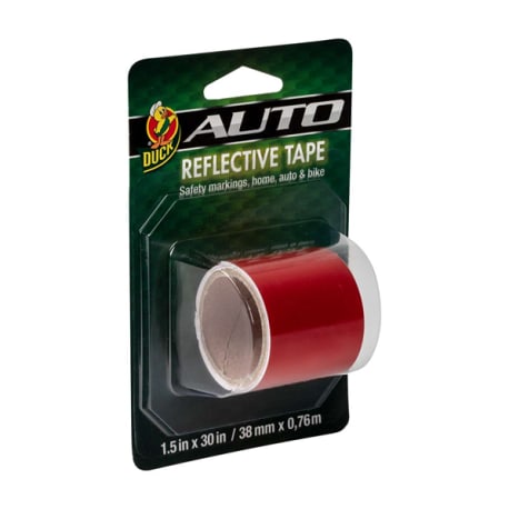 Duck Red Reflective Tape, 1.5 in. x 30 in.