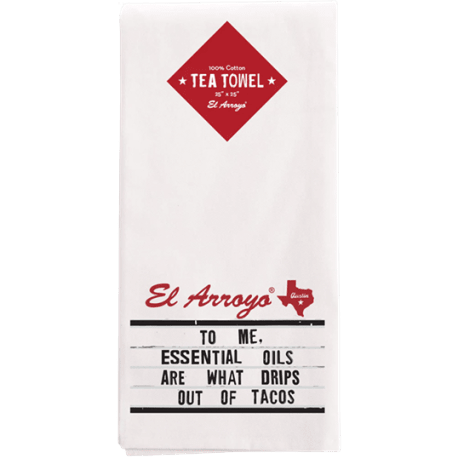 El Arroyo Essential Oils Tea Towel, 25 in.