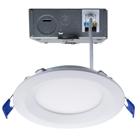 Satco 12 Watt LED Low Profile Round Regress Baffle Downlight, 4 in.