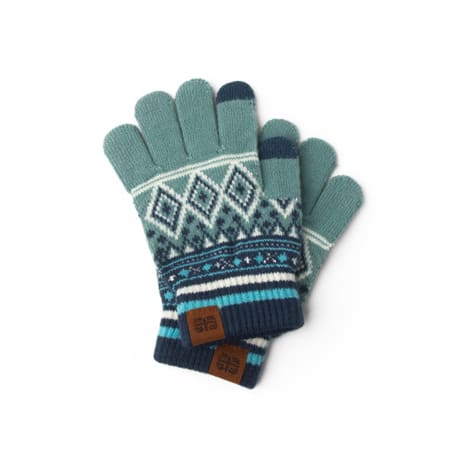 Britt's Knits Navy Kid's Fair Isle Gloves