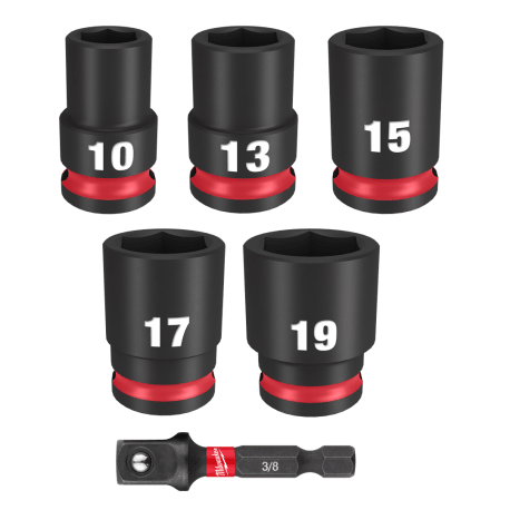 Milwaukee SHOCKWAVE™ Impact Duty™ 6-PC 3/8" Drive Metric Sockets