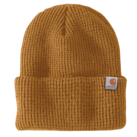 Carhartt Brown Knit Insulated Waffle Beanie