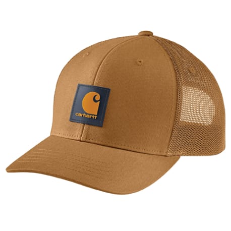 Carhartt Men's Honeycomb Twill Mesh Back Logo Patch Cap