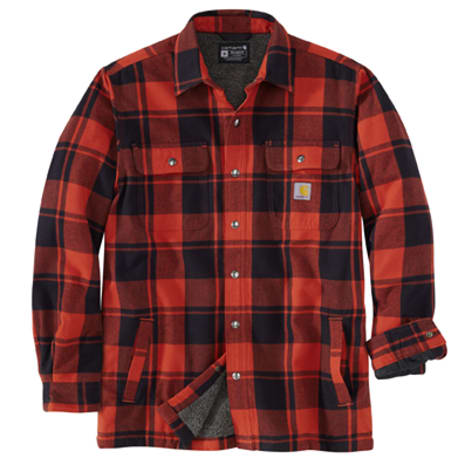 Carhartt red flannel jacket