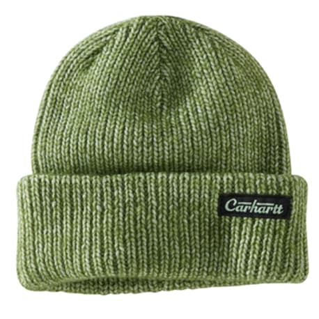 Carhartt Chive Rib Knit Carhartt Patch Beanie