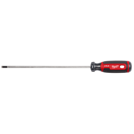 Milwaukee 3/16" Bit 8" Shank Cabinet Cushion Grip Screwdriver