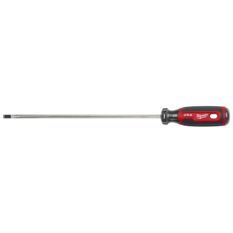 Milwaukee 1/4" Bit 10" Shank Cabinet Cushion Grip Screwdriver