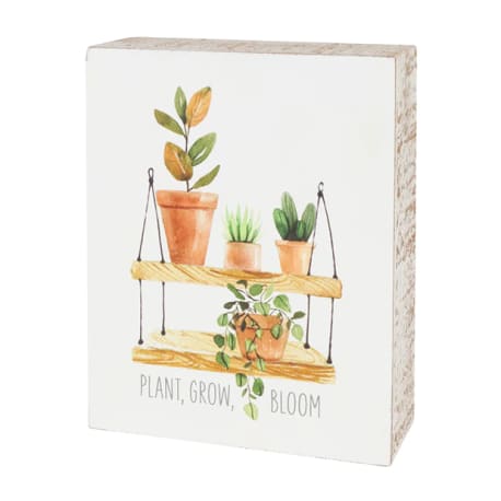 Collins Plant Grow Bloom Box Sign