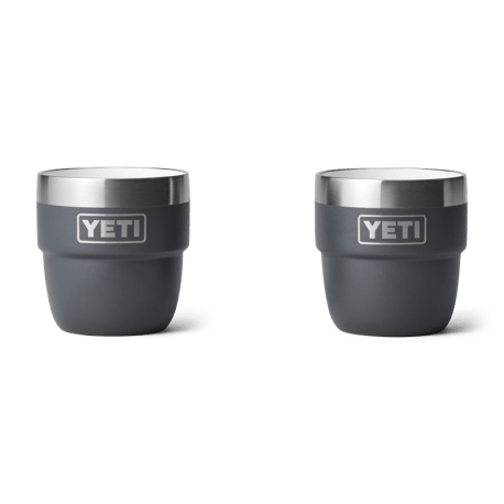 YETI Rambler 4 oz Charcoal Espresso Cup, 2-Pack