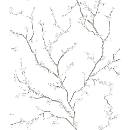 RoomMates Blue Cherry Blossom Peel and Stick Wallpaper