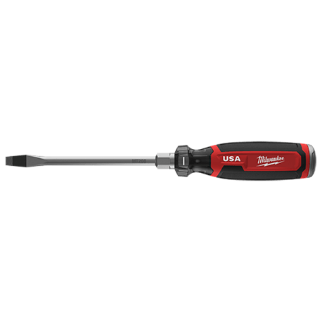 Milwaukee 6" Slotted 5/16" Cushion Grip Screwdriver