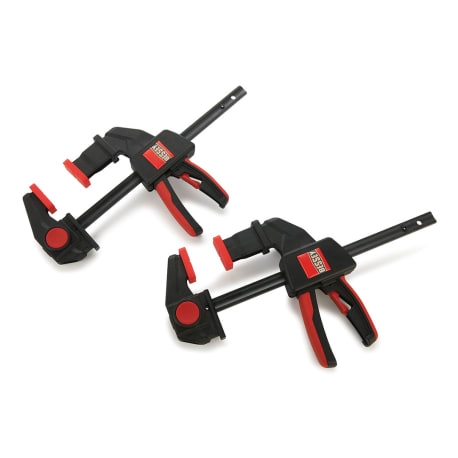 Bessey Tools One-Handed Track Clamp Set, 2 Pc