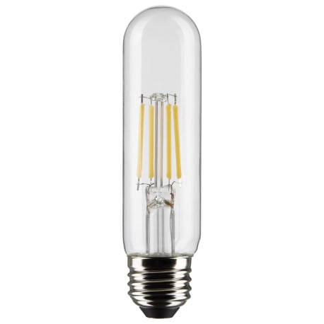 Satco 5.5 Watt T10 LED Clear Natural Light Medium Base Light Bulb