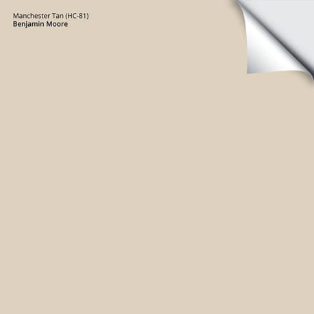 Benjamin Moore Manchester Tan (HC-81) Sample Sheet