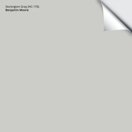 Benjamin Moore Stonington Gray (HC-170) Sample Sheet