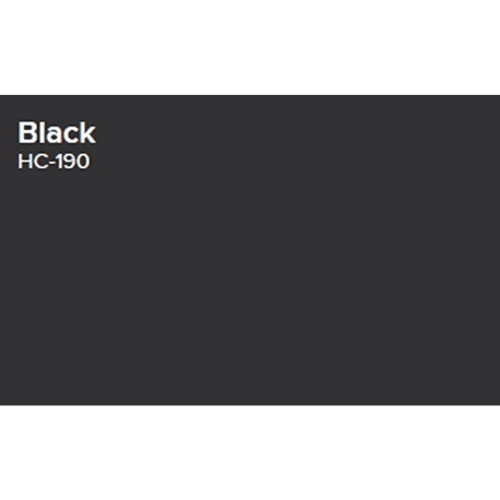 Benjamin Moore Black (HC-190) Sample Sheet