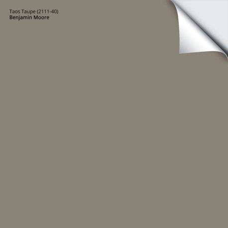 Benjamin Moore Taos Taupe (2111-40) Sample Sheet