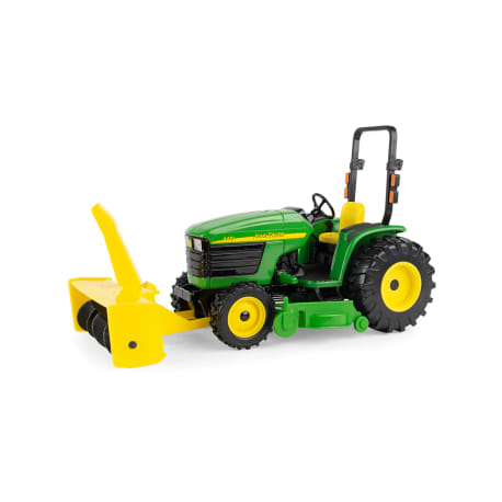 TOMY John Deere 1/16 4410 with Mower Deck and Snow Blower