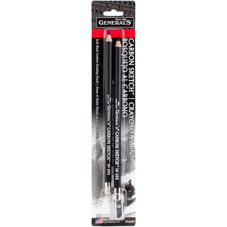 General's Carbon Sketch Pencils, 2 Pk