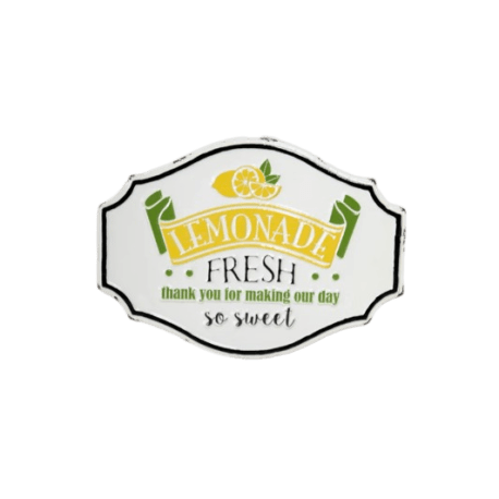 VIP Home & Garden Metal Lemonade Fresh Sign, 17 in.