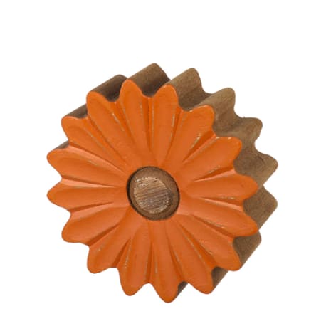 Collins Small Orange Mum Flower Head, 2.75 in.