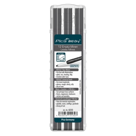 Pica BIG-Dry Graphite Refill Leads, 12PK