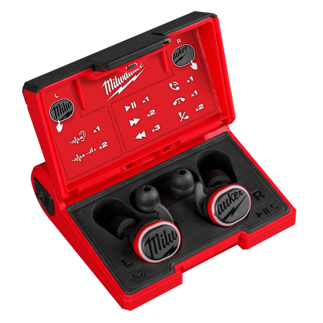 Milwaukee REDLITHIUM USB Bluetooth Jobsite Ear Buds