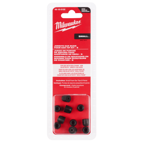 Milwaukee Jobsite Ear Buds Ear Tip Kits, Small