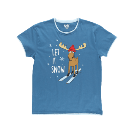 LazyOne Women's Small Let It Snow Short Sleeve PJ