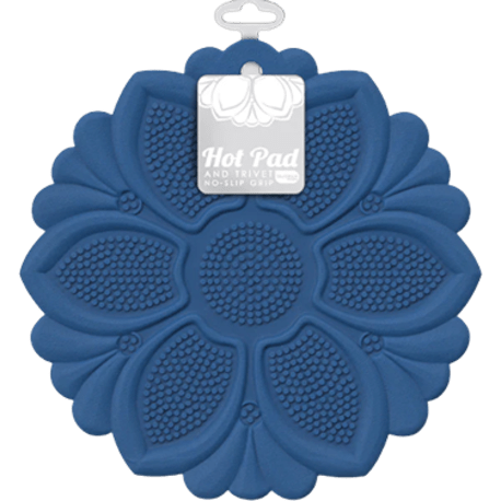 Talisman Designs Royal Blue Non-Slip Grip Trivet