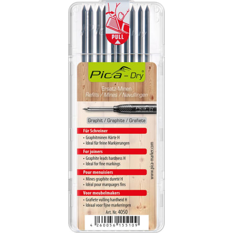 Pica Dry Special Refill Lead for Joiners, 10PK