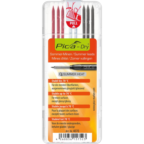 Pica Dry Summer Heat Refill Leads, 8PK