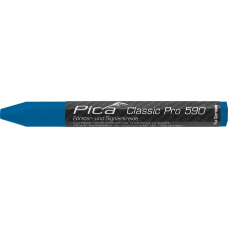 Pica Classic Pro Lumber and Industrial Crayon, Blue