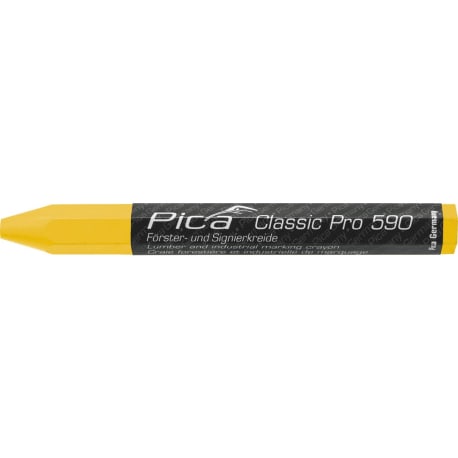 Pica Classic Pro Lumber and Industrial Crayon, Yellow