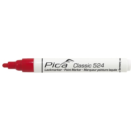 Pica Classic 524 Industry Paint Marker, Red