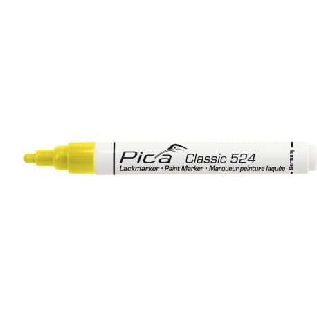 Pica Classic 524 Industry Paint Marker, Yellow