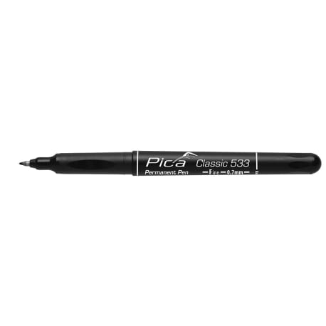 Pica Classic 533 Fine Nib Permanent Pen, Black